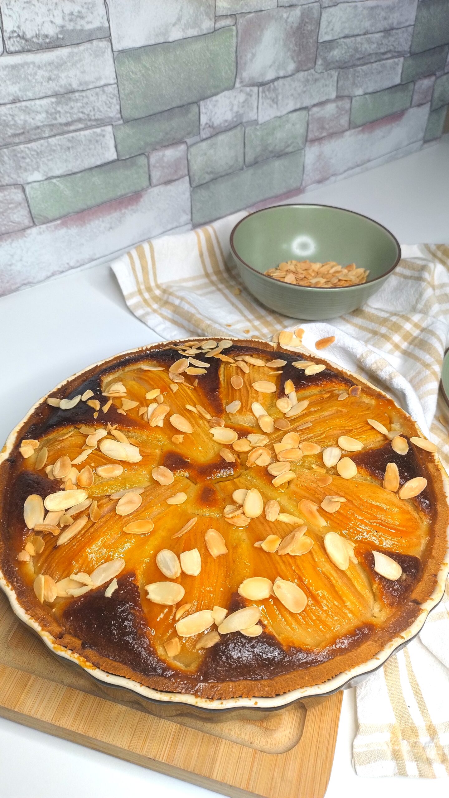 Home Made Almond Pear Tart